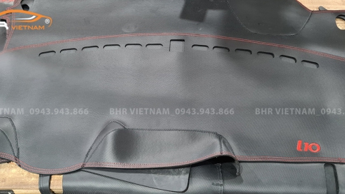 Thảm taplo Hyundai i10 mới nhất 2022 da cacbon Microfiber cao cấp